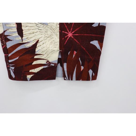 Erdem Cotton Ankle Pants Sparrow Boho Print Size 6 - Picture 8 of 11